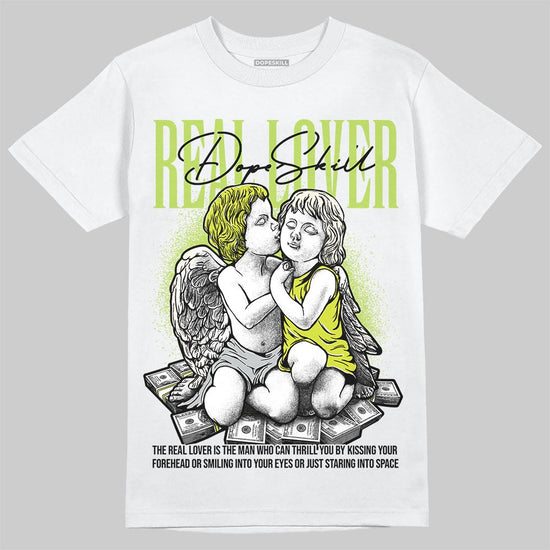 Air Max 90 x Patta Cyber and Particle Grey DopeSkill T-Shirt Real Lover Graphic Streetwear - White
