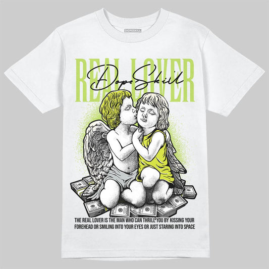 Air Max 90 x Patta Cyber and Particle Grey DopeSkill T-Shirt Real Lover Graphic Streetwear - White