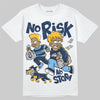 Jordan 4 Retro ‘Dunk From Above’ DopeSkill T-Shirt No Risk No Story Graphic Streetwear - WHite