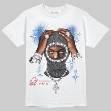 Jordan 3 "True Blue" DopeSkill T-Shirt Key of Life Graphic Streetwear - White