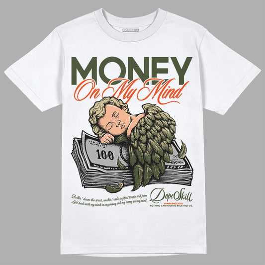 Olive Sneakers DopeSkill T-Shirt MOMM Graphic Streetwear - White