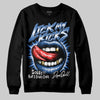 Jordan 12 “Blueberry” DopeSkill Sweatshirt Lick My Kicks Graphic Streetwear - Black