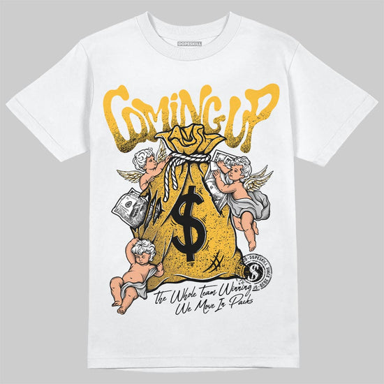 Jordan 5 'Tokyo' DopeSkill T-Shirt Money Bag Coming Up Graphic Streetwear - White