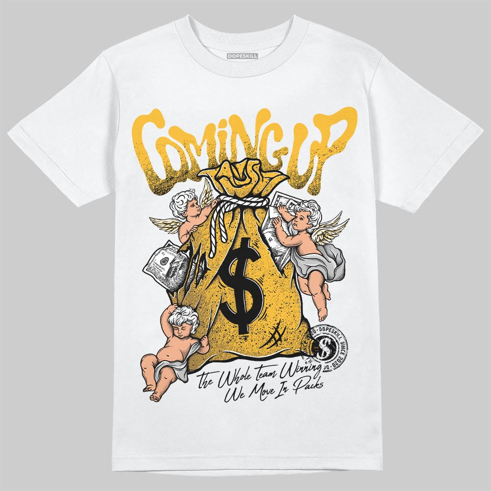 Jordan 5 'Tokyo' DopeSkill T-Shirt Money Bag Coming Up Graphic Streetwear - White