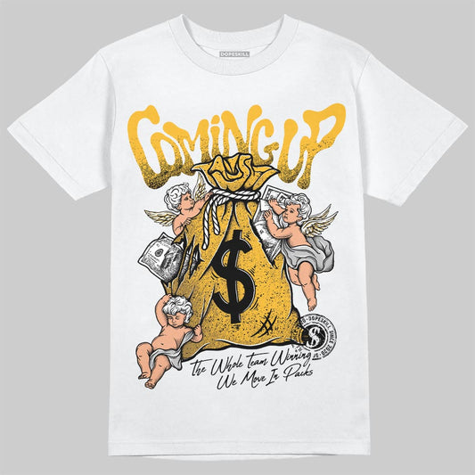 Jordan 5 'Tokyo' DopeSkill T-Shirt Money Bag Coming Up Graphic Streetwear - White