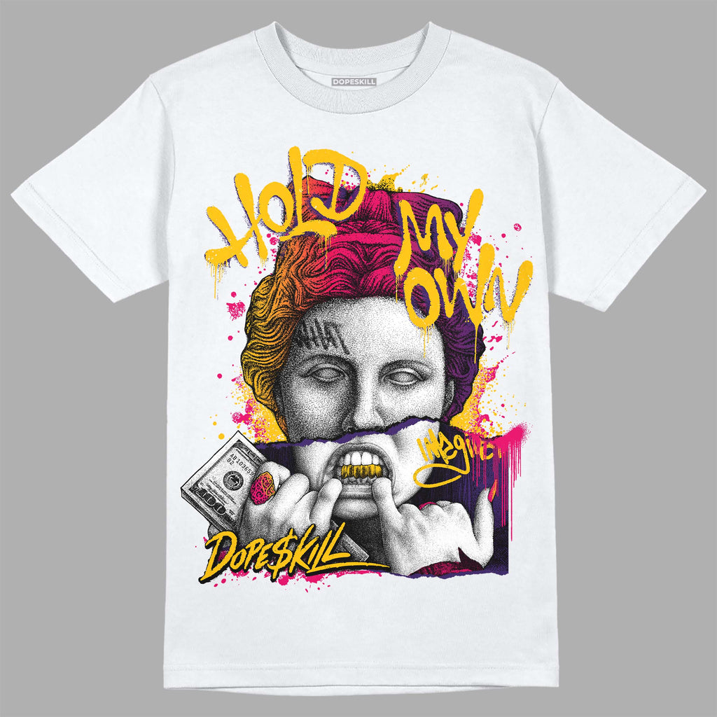 Jordan 3 Retro SP J Balvin Medellín Sunset DopeSkill T-Shirt Hold My Own Graphic Streetwear - White