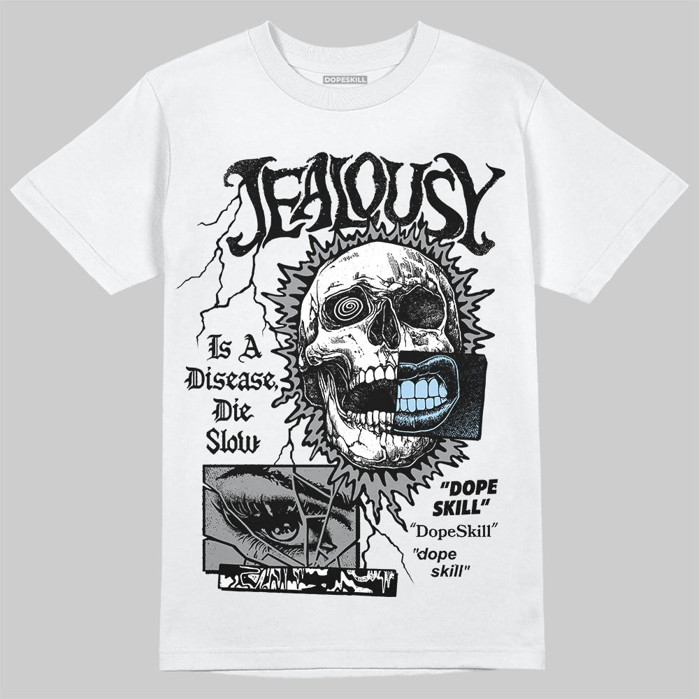 Jordan 5 Retro Wolf Grey (2026) DopeSkill T-Shirt Jealousy Graphic Streetwear - White