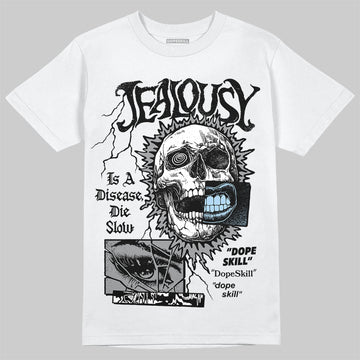 Jordan 5 Retro Wolf Grey (2026) DopeSkill T-Shirt Jealousy Graphic Streetwear - White