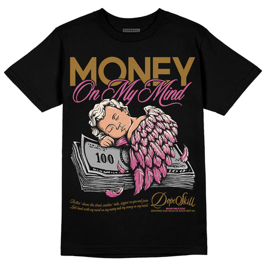 Dunk Low Just Do It “Bronzine/Playful Pink” DopeSkill T-Shirt MOMM Graphic Streetwear - Black