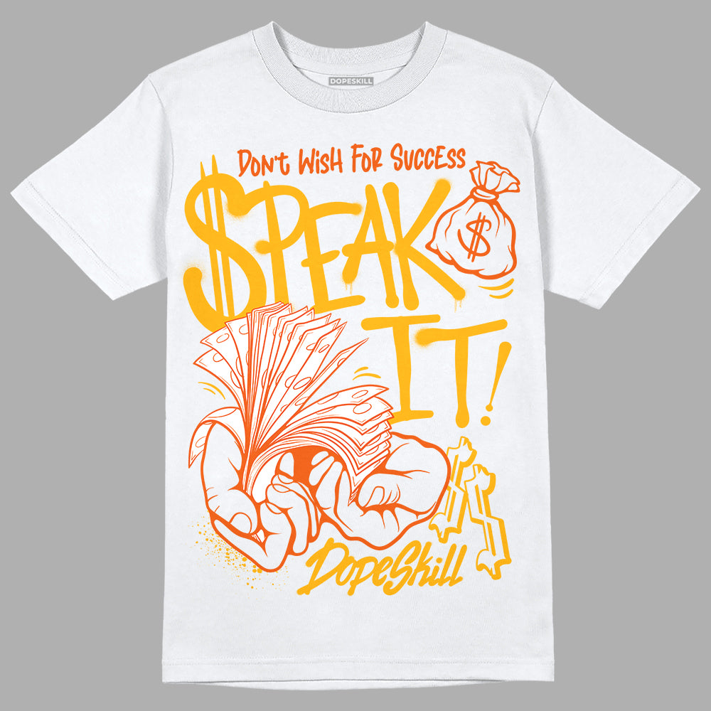 Dunk Low Championship Goldenrod (2021) DopeSkill T-Shirt Speak It Graphic Streetwear - White