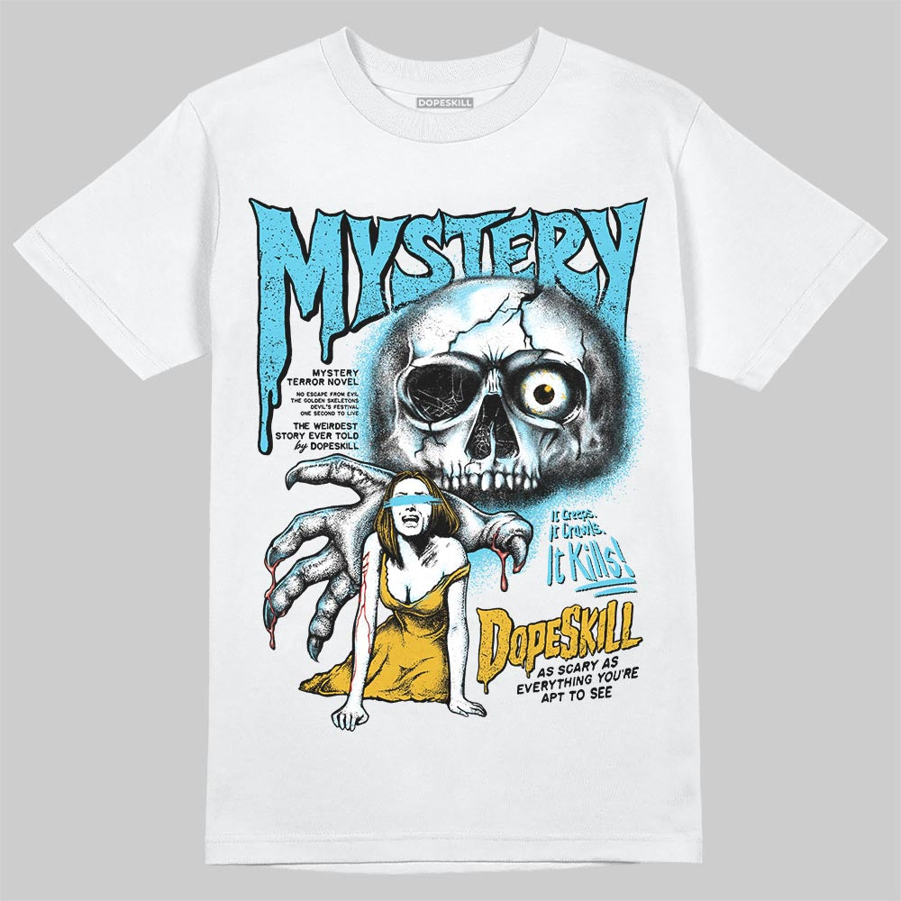 Jordan 11 Retro Gamma Blue (2025) DopeSkill T-Shirt Mystery Ghostly Grasp Graphic Streetwear - White