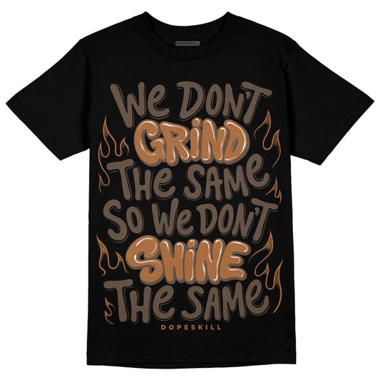 Jordan 1 Retro High OG Palomino DopeSkill T-Shirt Grind Shine Graphic Streetwear - Black