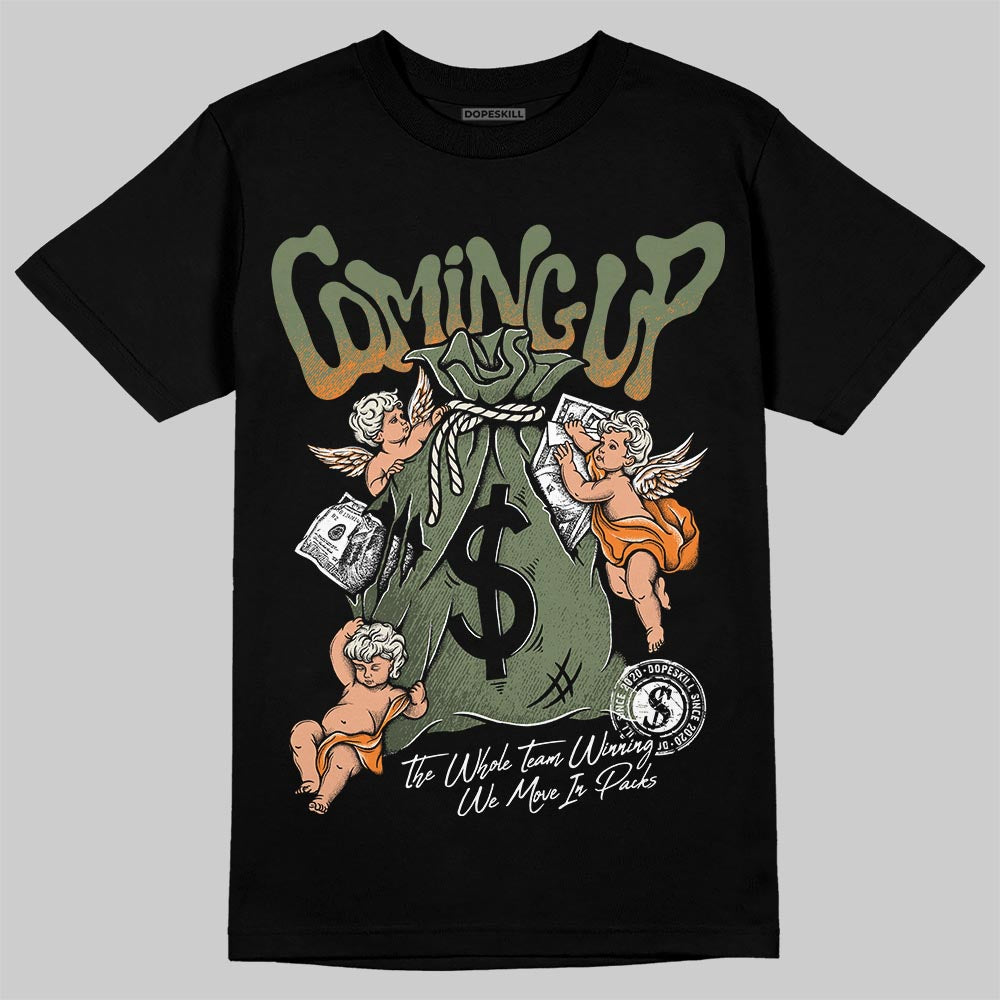 Jordan 4 Retro OG SP Undefeated (2025) DopeSkill T-Shirt Money Bag Coming Up Graphic Streetwear - Black