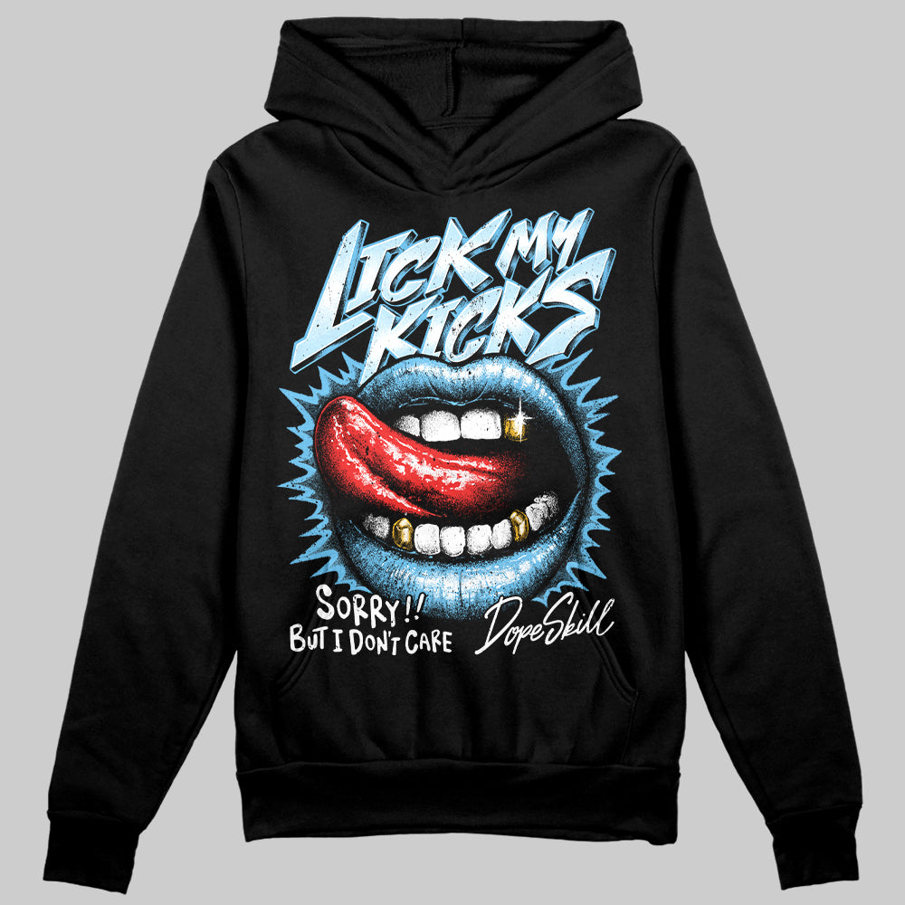 Jordan 11 Retro Legend Blue DopeSkill Hoodie Sweatshirt Lick My Kicks Graphic Streetwear - Black