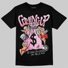 Awake NY x Air Jordan 5 Arctic Pink DopeSkill T-Shirt Money Bag Coming Up Graphic Streetwear - Black