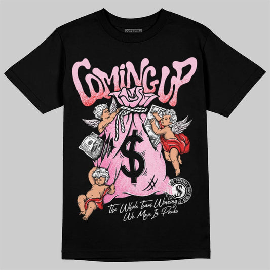 Awake NY x Air Jordan 5 Arctic Pink DopeSkill T-Shirt Money Bag Coming Up Graphic Streetwear - Black