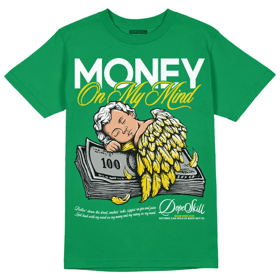 Jordan 5 “Lucky Green” DopeSkill Green T-shirt MOMM Graphic Streetwear 