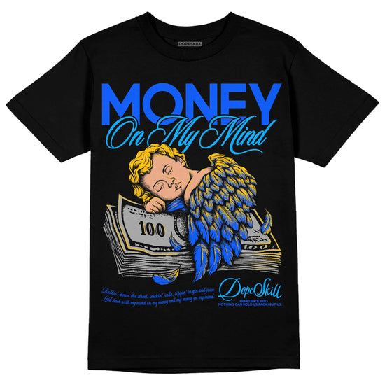 Royal Blue Sneakers DopeSkill T-ShirtMOMM Graphic Streetwear - Black