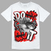 Jordan 12 “Cherry” DopeSkill T-Shirt Don't Quit Graphic Streetwear - White