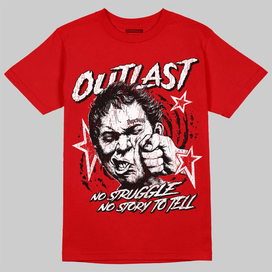 Red Sneakers DopeSkill T-Shirt Outlast Graphic Streetwear - red
