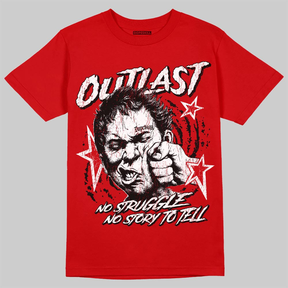 Red Sneakers DopeSkill T-Shirt Outlast Graphic Streetwear - red