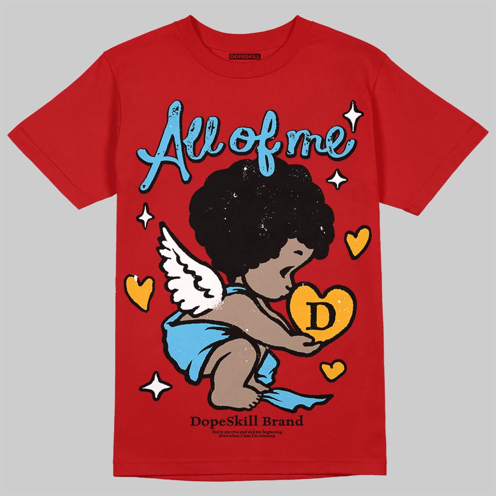 Red Sneakers DopeSkill T-Shirt All Of Me Graphic Streetwear - Red