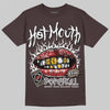 Baroque Brown 12s DopeSkill T-Shirt Hot Mouth Graphic