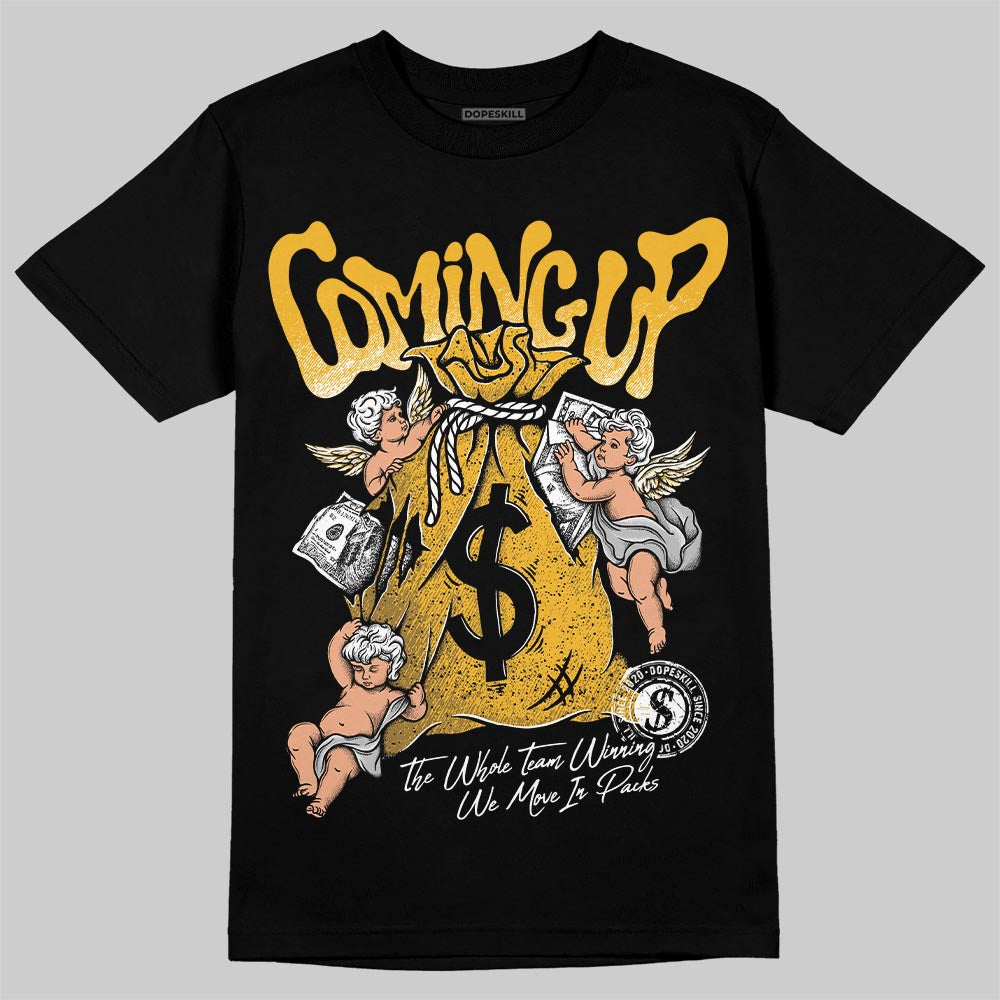 Jordan 5 'Tokyo' DopeSkill T-Shirt Money Bag Coming Up Graphic Streetwear - Black