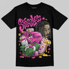 Jordan 4 “Comic” DopeSkill T-Shirt Stressless Graphic Streetwear - Black