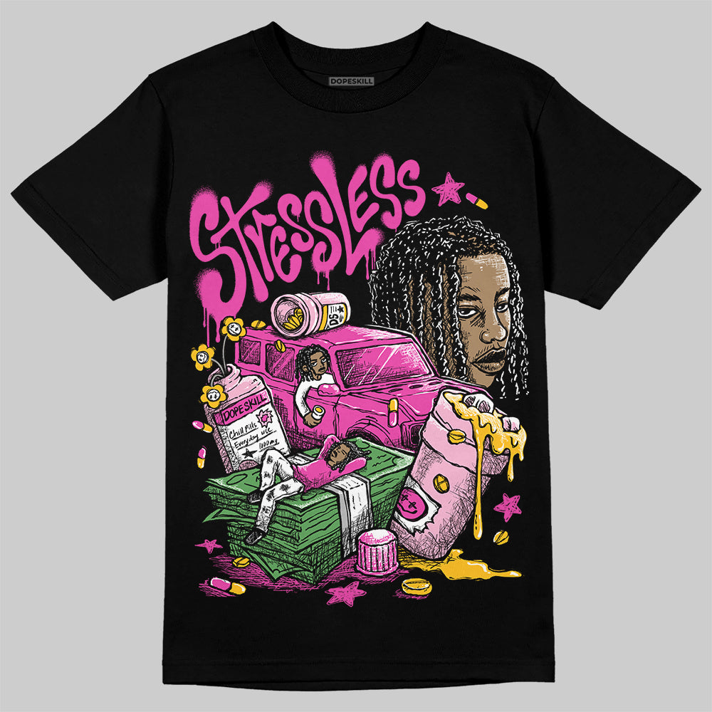 Jordan 4 “Comic” DopeSkill T-Shirt Stressless Graphic Streetwear - Black