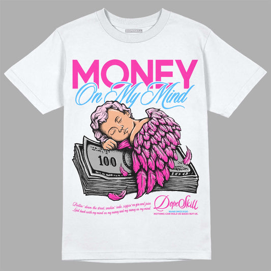 Pink Sneakers DopeSkill T-Shirt MOMM Graphic Streetwear - White 