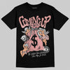 Jordan 40 “Dusty Rose” DopeSkill T-Shirt Money Bag Coming Up Graphic Streetwear - Black