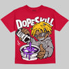 Jordan 4 Toro Bravo DopeSkill T-Shirt Pour Up Graphic Streetwear - Red