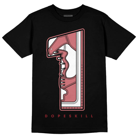 Valentine's Day Collection DopeSkill T-Shirt No.1 Graphic Streetwear - Black