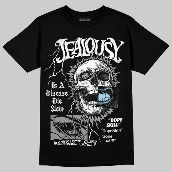 Jordan 5 Retro Wolf Grey (2026) DopeSkill T-Shirt Jealousy Graphic Streetwear - black