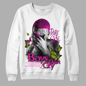 Dunk Low GS “Active Fuchsia” DopeSkill Sweatshirt Boys Don't Cry Graphic Streetwear - White