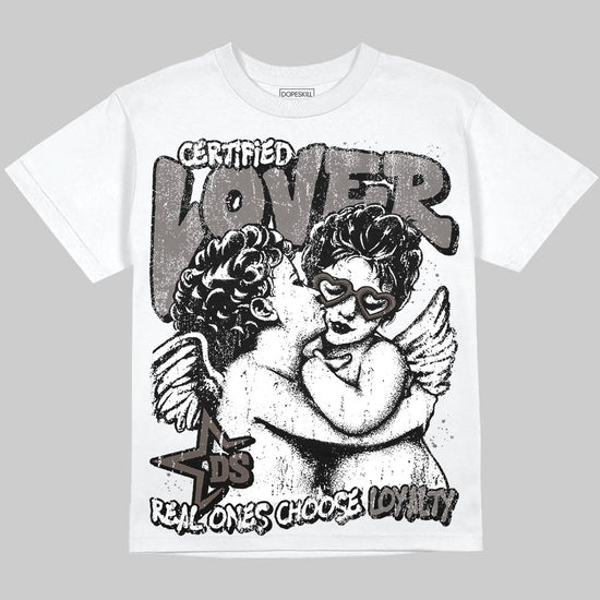 Jordan 4 Retro Cave Stone DopeSkill T-Shirt Real Ones Choose Loyalty Graphic Streetwear - White