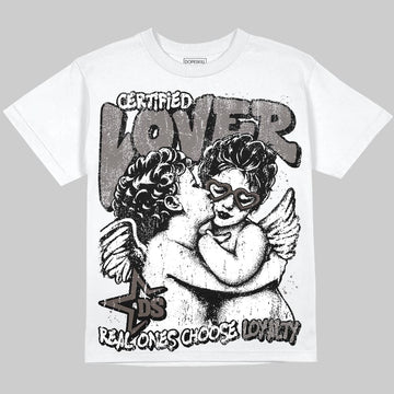 Jordan 4 Retro Cave Stone DopeSkill T-Shirt Real Ones Choose Loyalty Graphic Streetwear - White