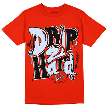 Jordan 6 Retro Toro Bravo DopeSkill Varsity Red T-shirt Drip Too Hard Graphic Streetwear