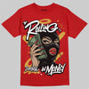 Red Sneakers DopeSkill T-Shirt Rolling in Money Graphic Streetwear - red