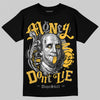 New Balance 9060 Varsity Gold (GS) DopeSkill T-Shirt Money Don't Lie Graphic Streetwear - Black