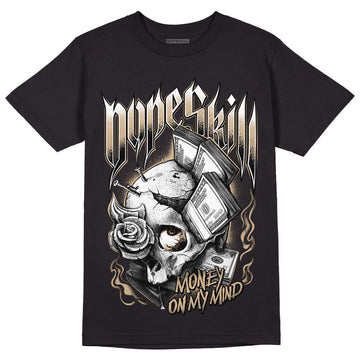 TAN Sneakers DopeSkill T-Shirt Money On My Mind Graphic Streetwear - Black