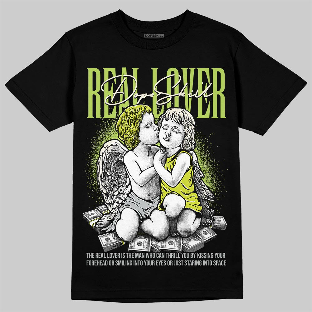Air Max 90 x Patta Cyber and Particle Grey DopeSkill T-Shirt Real Lover Graphic Streetwear - Black