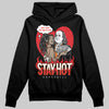 Jordan 4 Retro Red Cement DopeSkill Hoodie Sweatshirt Stay Hot Graphic Streetwear - Black