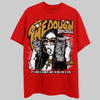 Red Sneakers DopeSkill T-Shirt The Dough Graphic Streetwear - Red