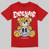 Red Sneakers DopeSkill T-Shirt Endeavor Graphic Streetwear - Red