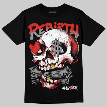 Jordan 4 Retro Toro Bravo DopeSkill T-Shirt Rebirth Graphic Streetwear - black