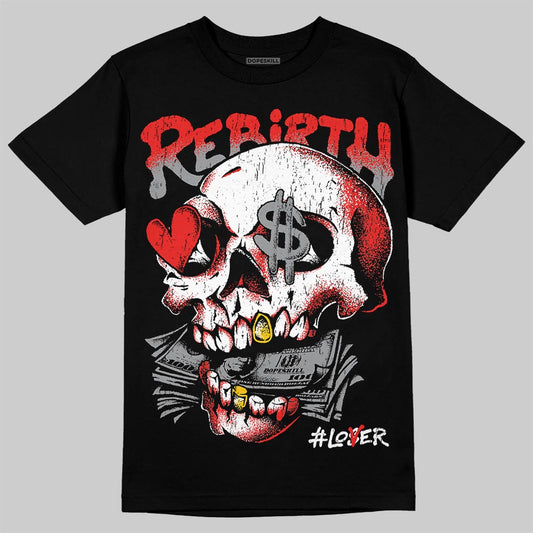 Jordan 4 Retro Toro Bravo DopeSkill T-Shirt Rebirth Graphic Streetwear - black