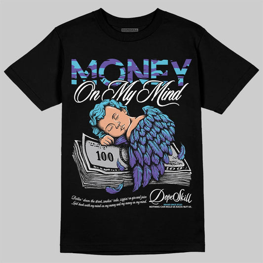 Jordan 8 Retro 'Aqua' 2025 DopeSkill T-Shirt MOMM Graphic Streetwear - Black