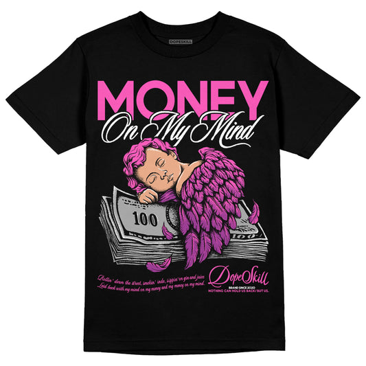 Jordan 4 GS “Hyper Violet” DopeSkill T-Shirt MOMM Graphic Streetwear - Black